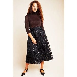 Maeve by Anthropologie Aubrey Jacquard Maxi Skirt